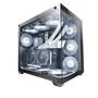 Mars Gaming Caja Torre Gaming MCV4 - Cristal Templado Continuo Sin Marco - Torre XXL E-ATX - Estructura Modular - Compatibilidad Refrigeración Líquida